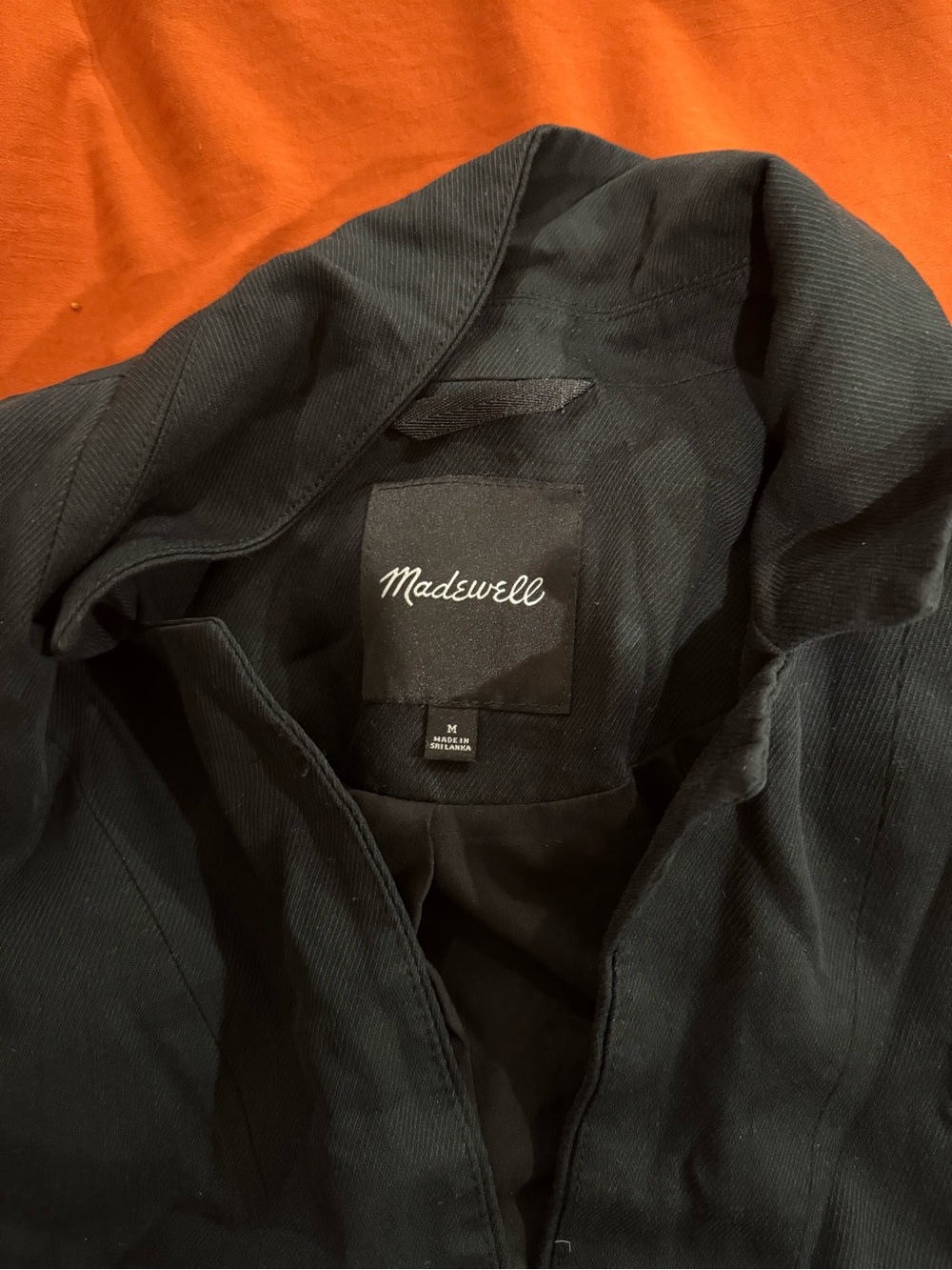 Madewell Black Double-Breasted Blazer Jacket - Picture 6 of 7
